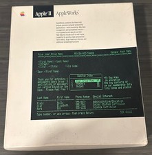 Appleworks Apple IIc IIe IIGS