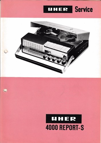 Manuale servizio per uher - per,