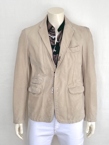 Vtg dsquared2 leather jacket - leather,