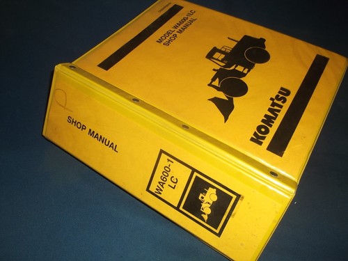 Komatsu wa600 1lc manuale - komatsu, wa600-1lc