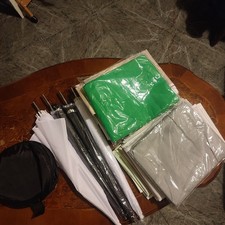 Set fotografia con green