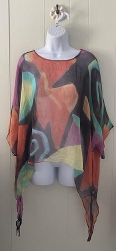 Poncho cocoon house seta - poncho,