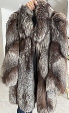 Pelliccia Vera Volpe Argentata
