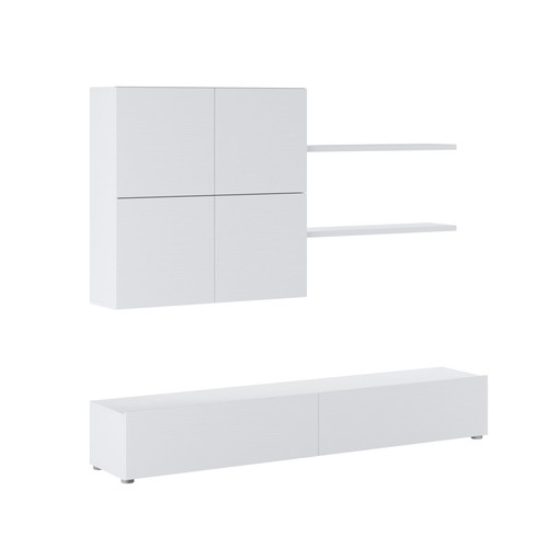 Parete attrezzata con base - , tv