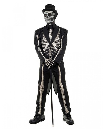 Costume vestito scheletro