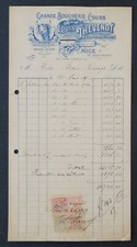 Facture 1919 GRANDE  BOUCHERIE