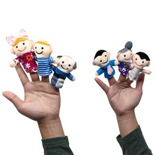 Kit 6x marionetta dito pupazzi