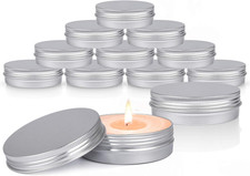 24 Pezzi Vasetti Alluminio