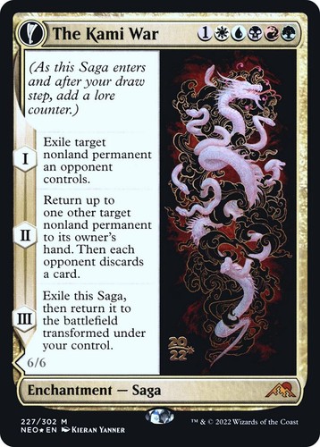 Carte pre release the kami - carte, war