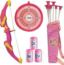 Set Arco E Frecce per Bambini, Set Tiro Con L'Arco per Bambini, Giochi Sportivi 