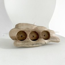 PORTACANDELE GRANDE IN LEGNO ATMOSFERA CASA AL MARE SPIAGGIA