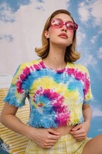Canotta Lucy Folk Rainbow Tie