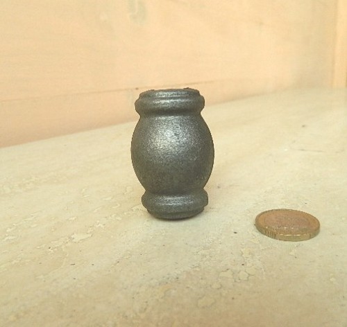 Borchia liscia ferro battuto - liscia,