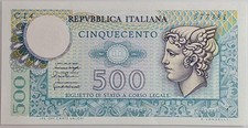 500 Lire Mercurio - Biglietto