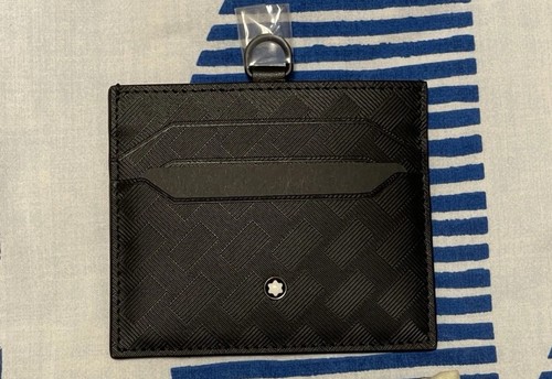 Montblanc leather cardholder - leather,