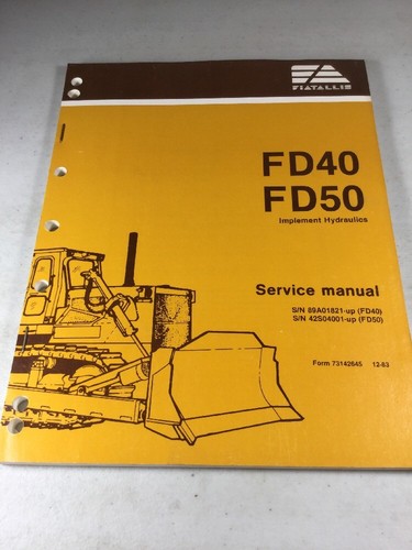 Fiat allis fd40 fd50 - fiat,