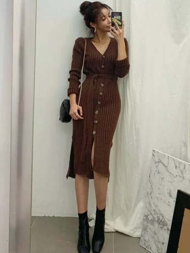 Elegante vestito abito - , donna