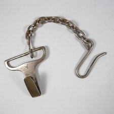 ANTICO GANCIO GANCETTO CATENELLA CATENA IN METALLO UTENSILE ATTREZZO VINTAGE