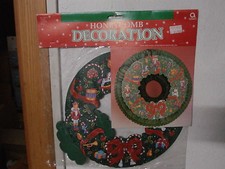 Festone addobbo Natale "Ghirlanda" 38 cm da appendere 