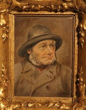 R. SCHEUERLEIN vecchio dipinto