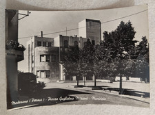 cartolina parma medesano piazza municipio viaggiata 1960 formato grande