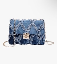 Borsa a tracolla donna denim