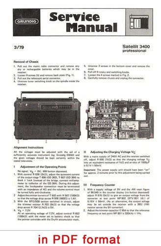 Grundig satellit 3400 - grundig,