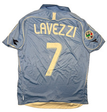 maglia calcio vintage Napoli LAVEZZI 2008 2009 XL calcio Jersey Diadora Lete