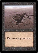 Magic MTG - Sinkhole - Beta -
