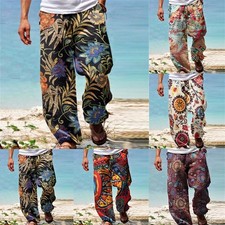 Pantaloni hippie larghi uomo