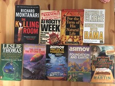 LOTTO LIBRI USATI THOMAS  MOORCOCK  ASIMOV Mc COY MARTIN CLARKE lingua originale