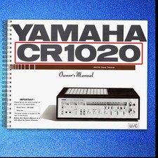 YAMAHA CR1020 Receiver Owners