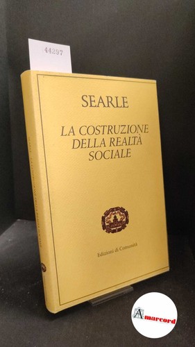 John searle costruzione - john, la
