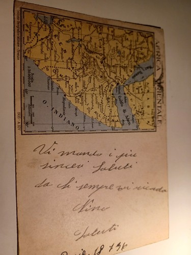 Cartolina postale per - postale, le