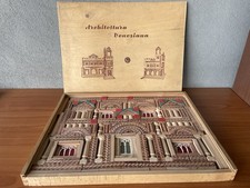 Set vintage costruzioni In Legno Architettura Veneziana Anni ‘50 made In Italy