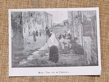 Masi Una Via di Chioggia Paesaggio Veneto Veduta Urbana Stampa del 1899