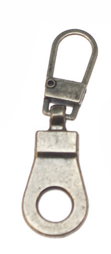 Chiusura lampo 4cm - 4cm, argento
