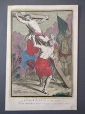 Cristo Croce acquaforte 1740