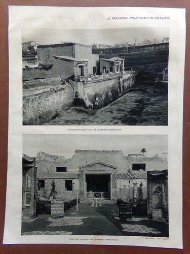 Stampa del 1931 scavi - stampa,