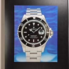 1991 Rolex Submariner Date 16610 - Stampa da Magazine Originale Vintage