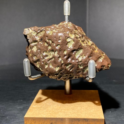 Sezione meteorite ferro aletai - meteorite,