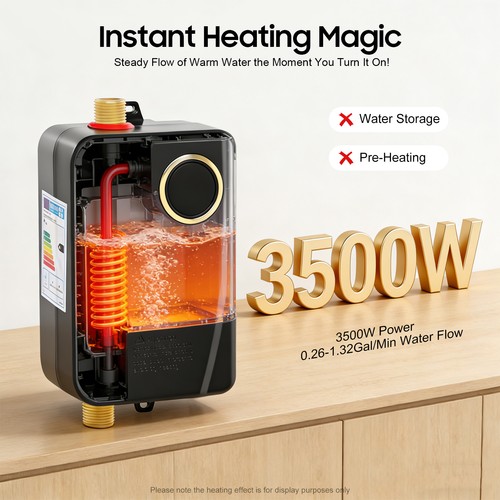 Scaldabagno istantaneo 3500w - scaldabagno,