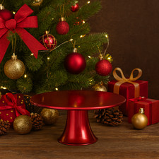 ALZATINA IN PLASTICA NATALIZIA