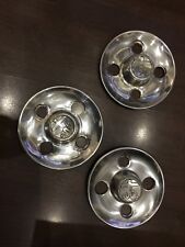 3 Coppe copricerchi borchie coprimozzo Alfa Romeo Gt Junior Giulia originali.