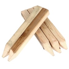  5 Pcs Pali Da Giardino Legno