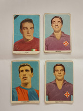 4 FIGURINE CALCIO 1959/1960 EDIZIONI SIDAM CARTONATE ANCHE SINGOLE