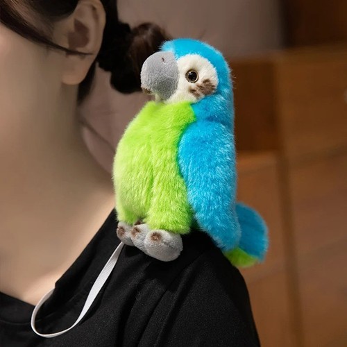 Peluche pappagallo blu - , 5