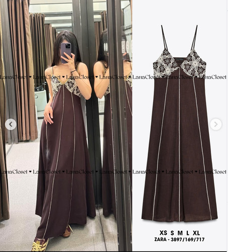 Zara virale maxi abito - , lungo