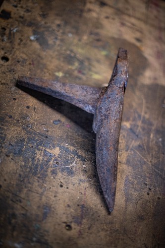 Antique blacksmiths anvil - blacksmiths,