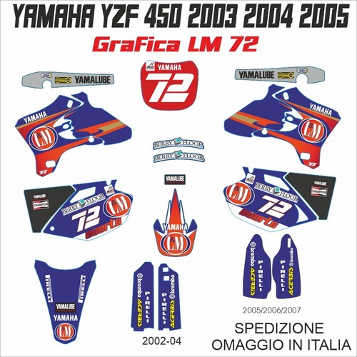 Yamaha yzf 450 2003 2004 - yzf, 2005